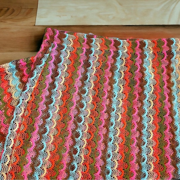 Sheer skirt. Trending. Colorful. Screams summer!! - Picture 10 of 15